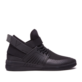 Supra Mens SKYTOP V High Top Shoes Black/black | US-44570